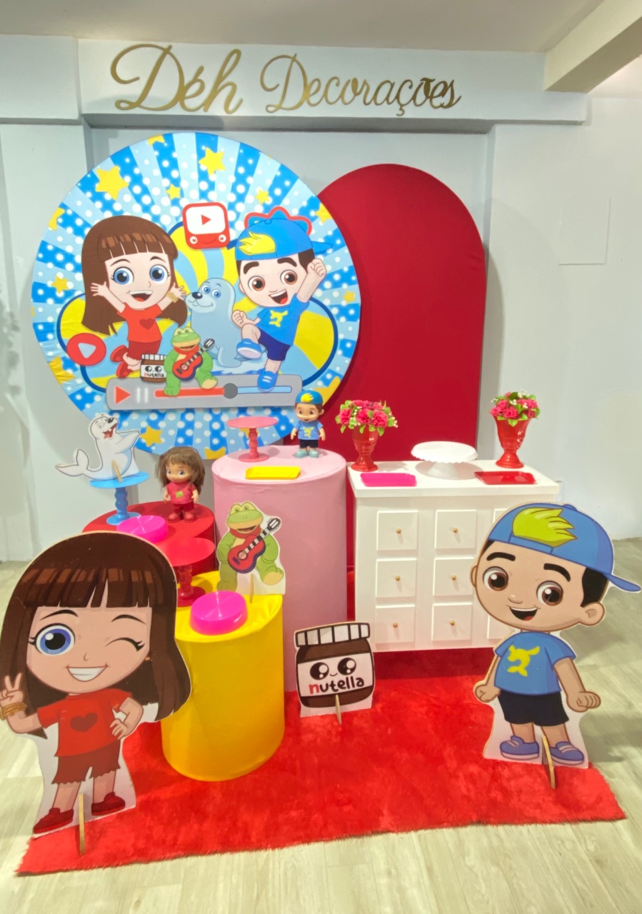 Lucas Neto Menina (Kit 4) - Déh Decorações 