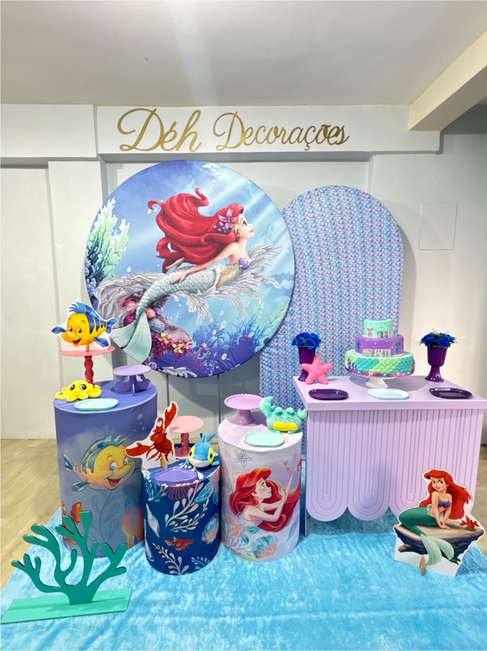 Sereia Ariel (Kit 2) - Déh Decorações 