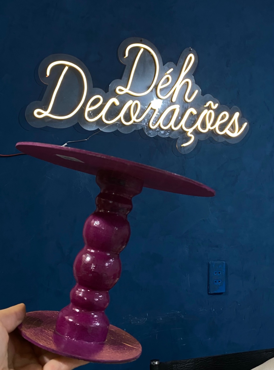 Bandeja Roxa 7  - Déh Decorações 