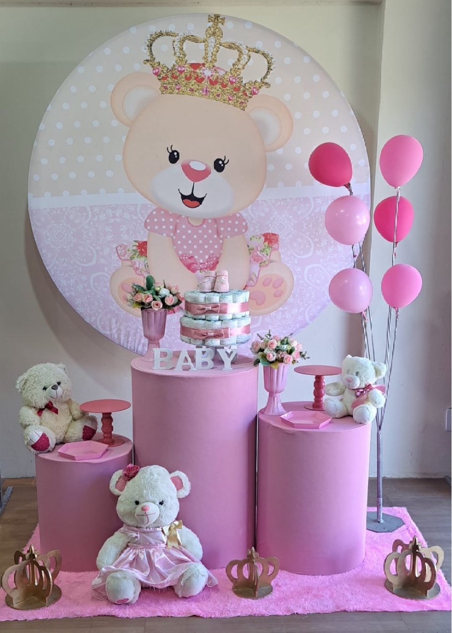 Ursa Princesa (Kit 2) - Déh Decorações 