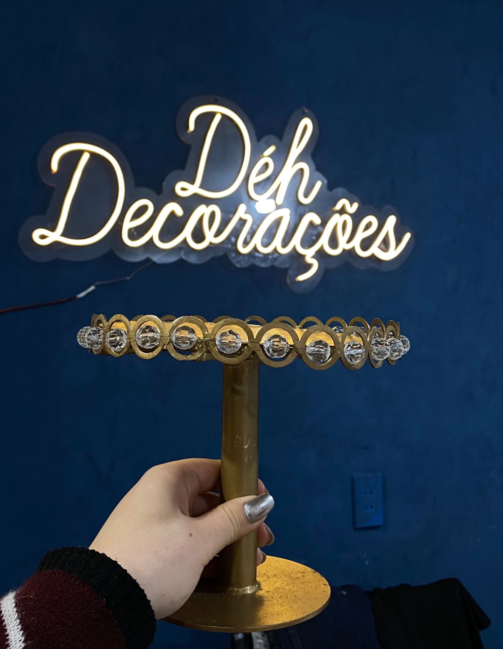 Bandeja Dourada 17 - Déh Decorações 
