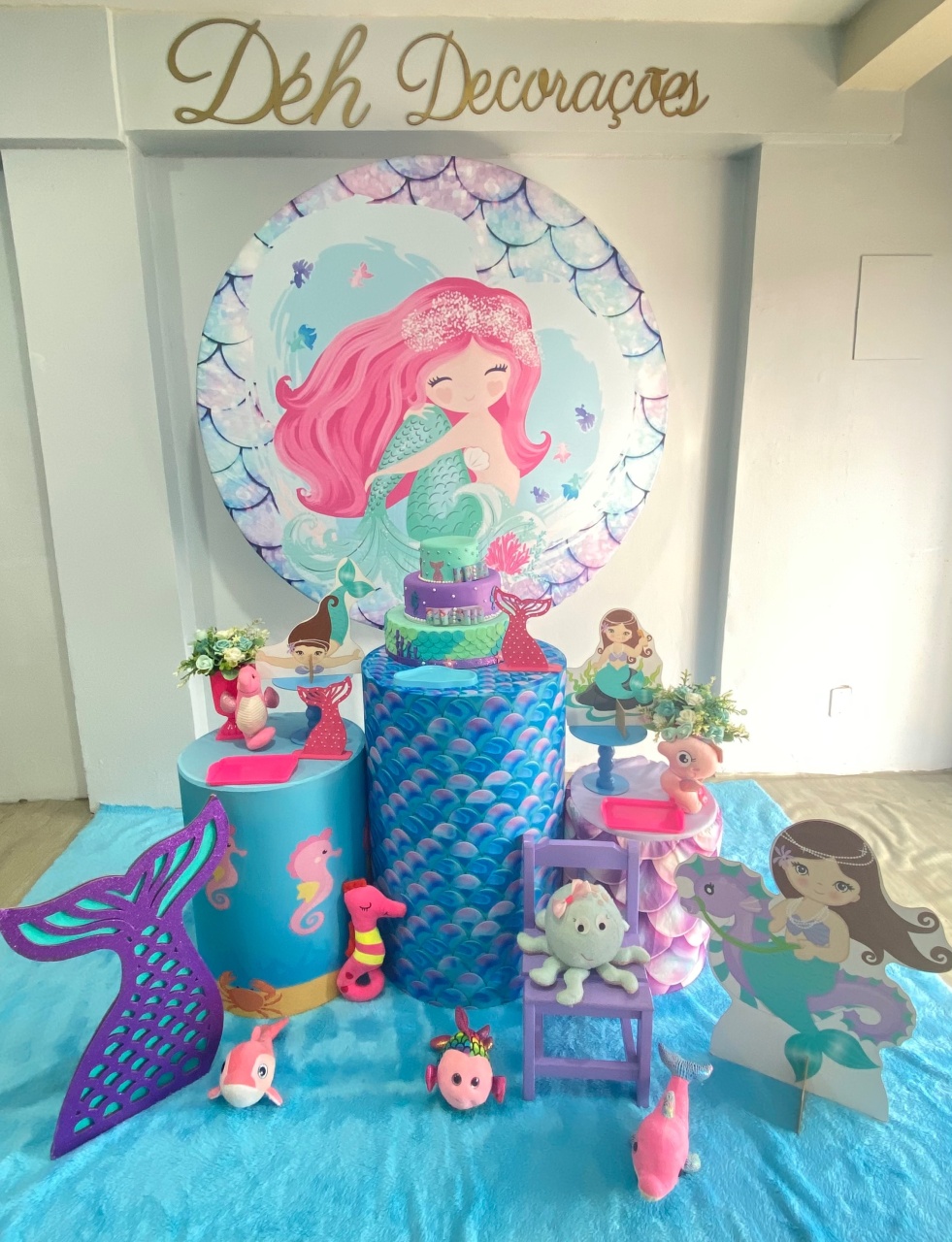 Sereia (Kit 2) - Déh Decorações 