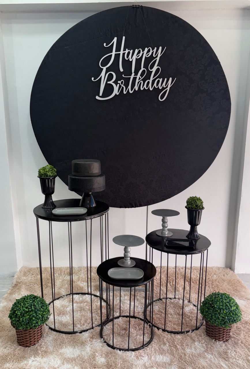 Kit Adulto Preto E Prata (Kit 1) - Déh Decorações 