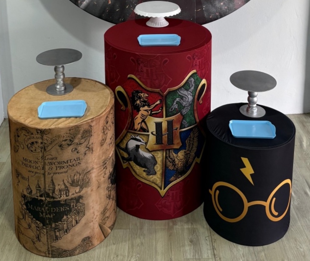 Trio de Capa de Cilindro Harry Potter - Déh Decorações 