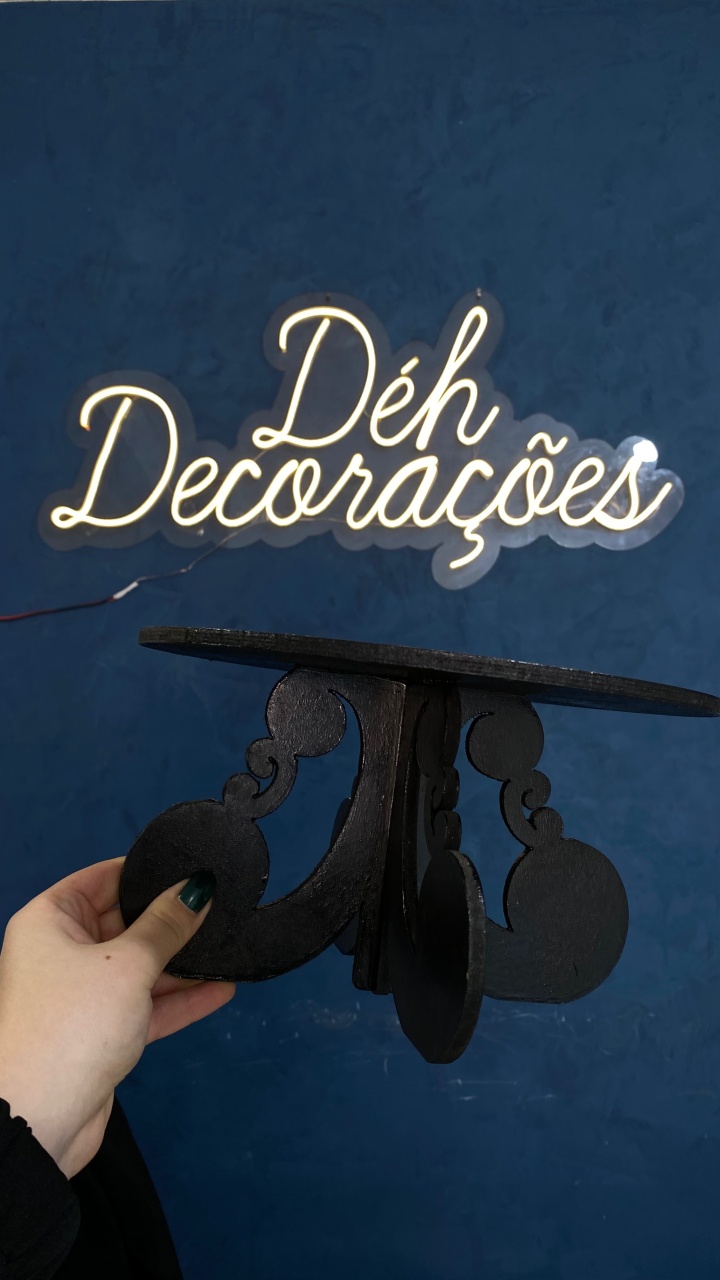 Bandeja Preta 1 - Déh Decorações 