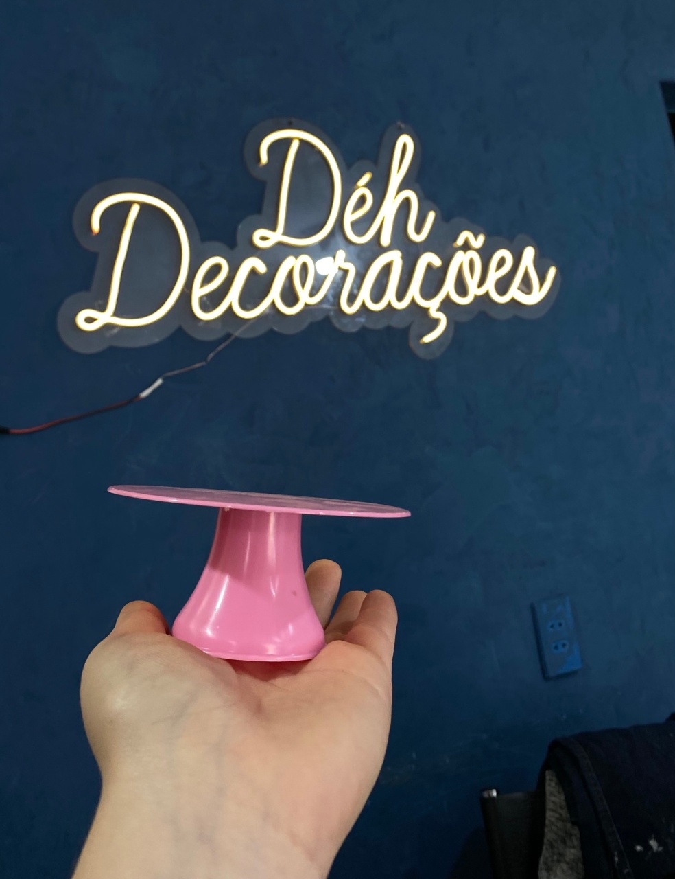 Bandeja Rosa Pp - Déh Decorações 