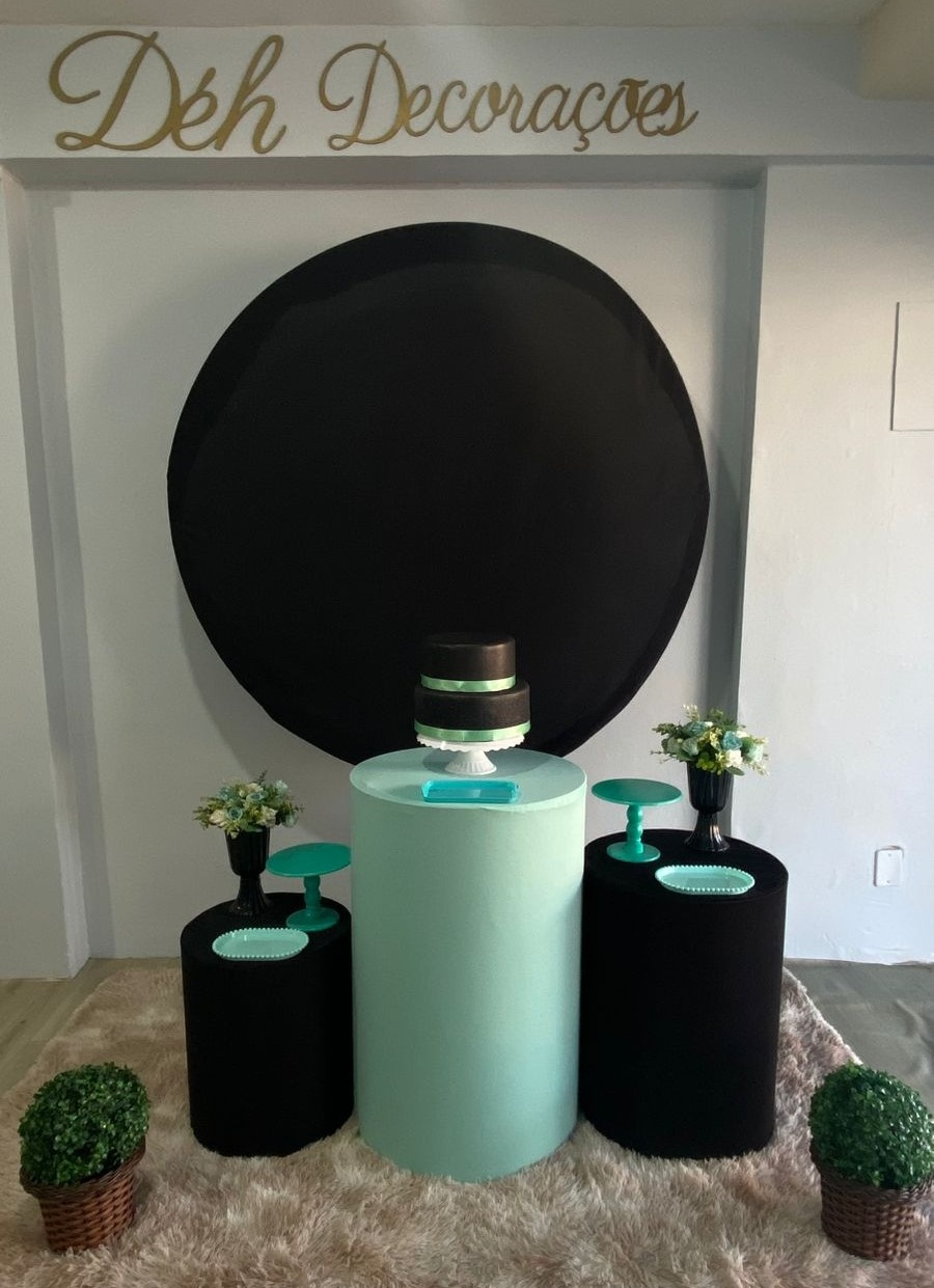 Kit Preto E Verde Agua (Kit 1) - Déh Decorações 