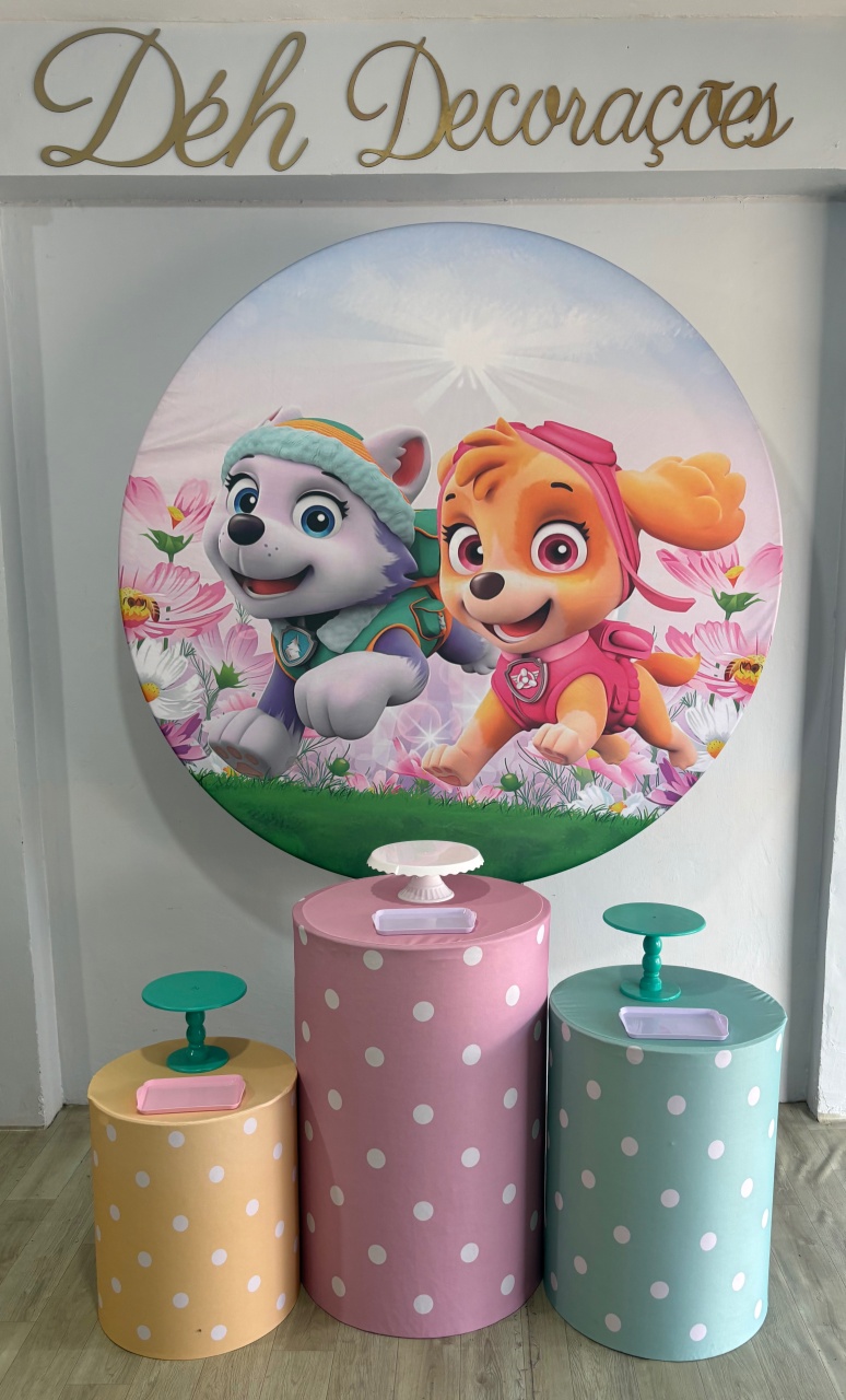 Skay E Everest - Patrulha Canina (Kit 1)  - Déh Decorações 