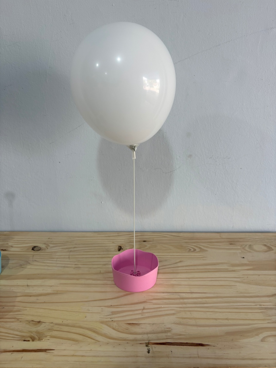 Suporte de Balão de Mesa Rosa - Déh Decorações 