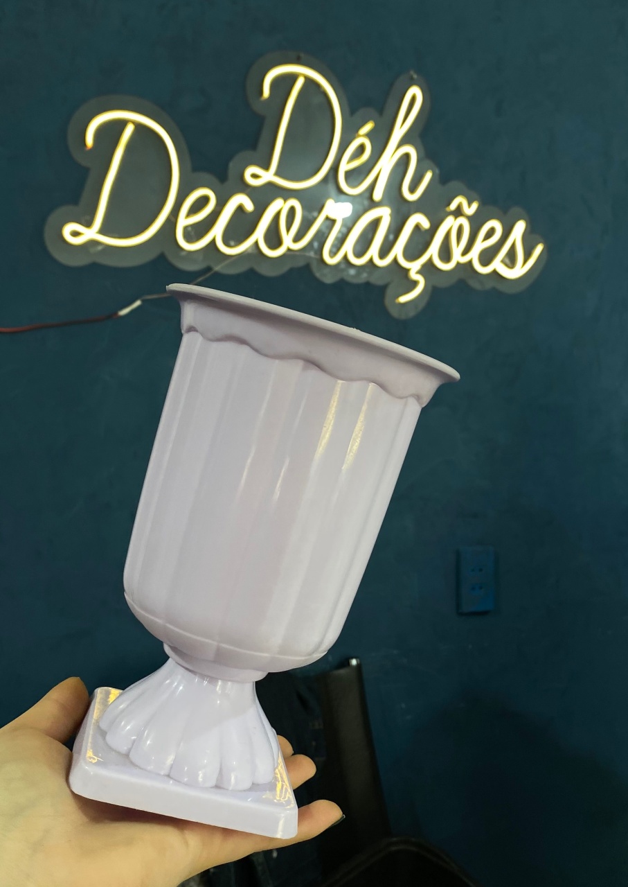 Vaso Lilás  - Déh Decorações 