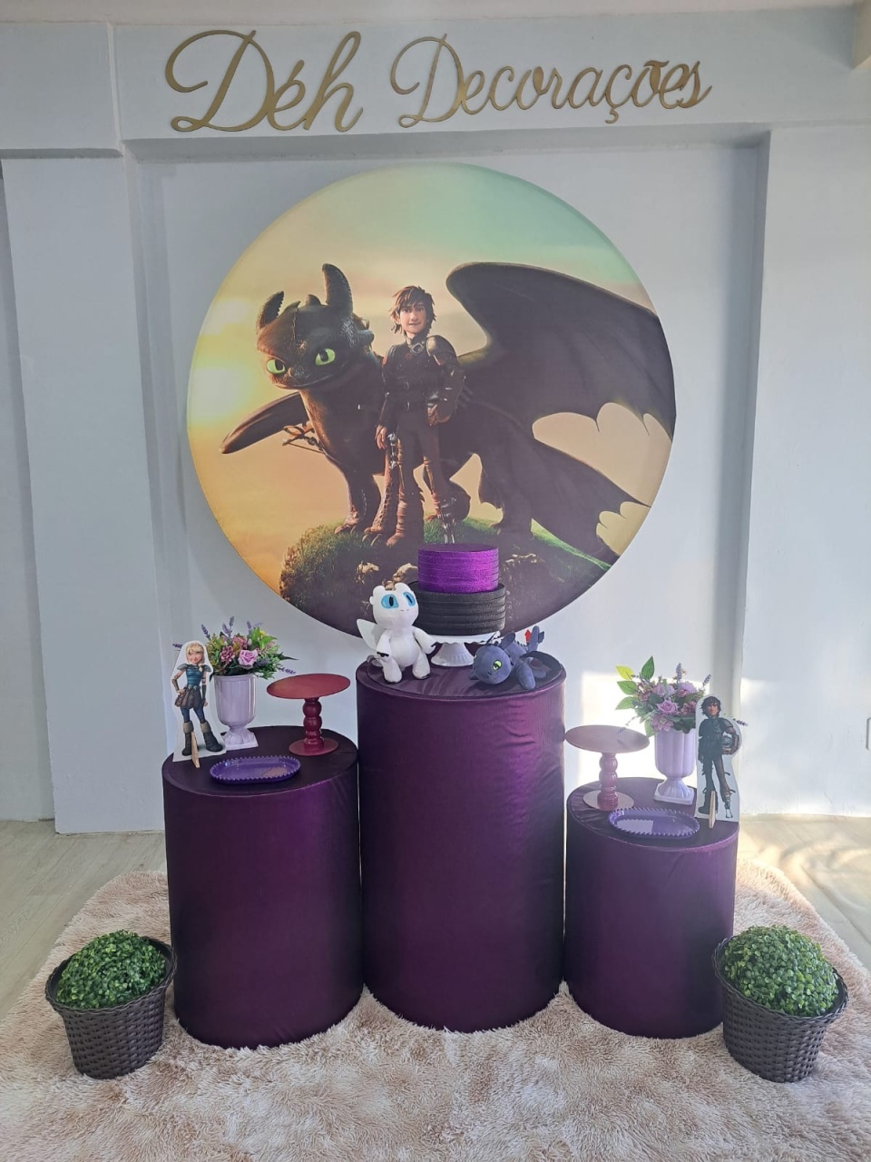 Como Treinar O Seu Dragão  2 (Kit 2) - Déh Decorações 