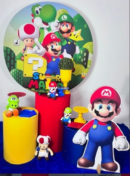 Alugue Decoração Tema Mario Bros ( Modelo 1 )  - BGI FESTAS