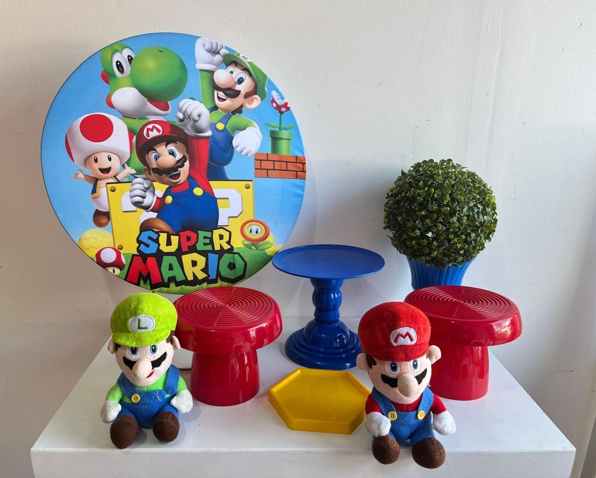 Festa Na Mesa Mario Bros - BGI FESTAS