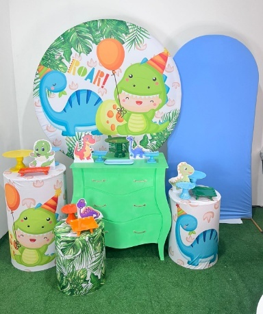 Alugue Decoração Tema Dino Baby ( Modelo 2 )    - BGI FESTAS