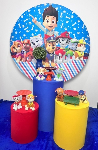 Alugue Decoração Tema Patrulha Canina  ( Modelo 1 )     - BGI FESTAS