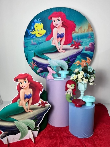 Alugue Decoração Tema Ariel( Modelo 2)  - BGI FESTAS