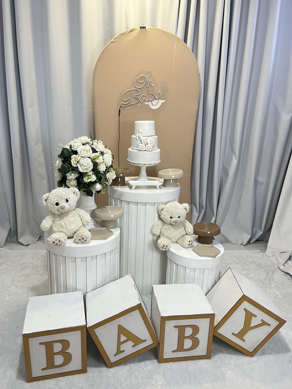 Alugue Pegue E Monte Cubos Baby Nude - BGI FESTAS