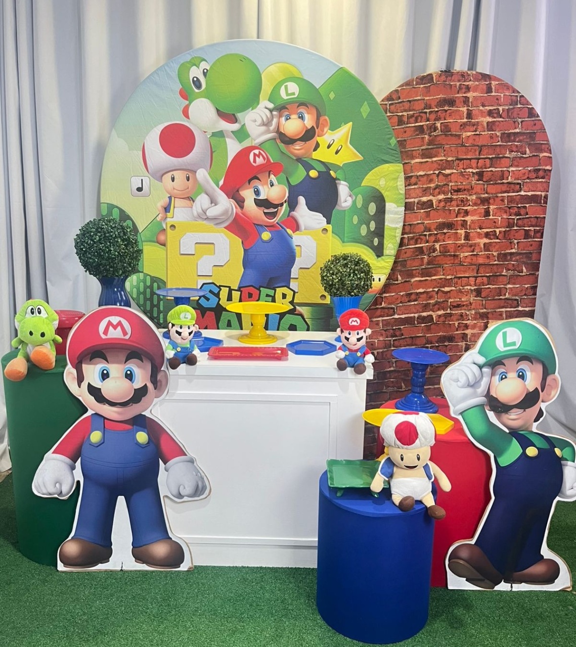 Alugue Decoração Tema Mario Bros ( Modelo 4 )   - BGI FESTAS