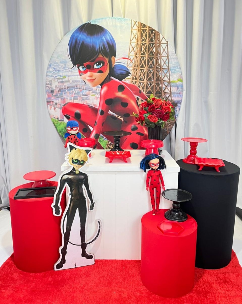 Alugue Decoração Tema Lady Bug ( Modelo 2) - BGI FESTAS