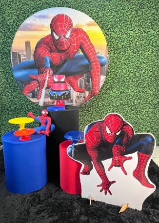Alugue Decoração Tema Homem Aranha  ( Modelo 1 )    - BGI FESTAS