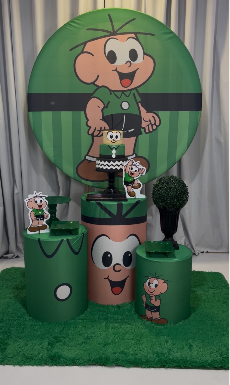 Alugue Decoração Tema Cebolinha (Modelo 1) - BGI FESTAS