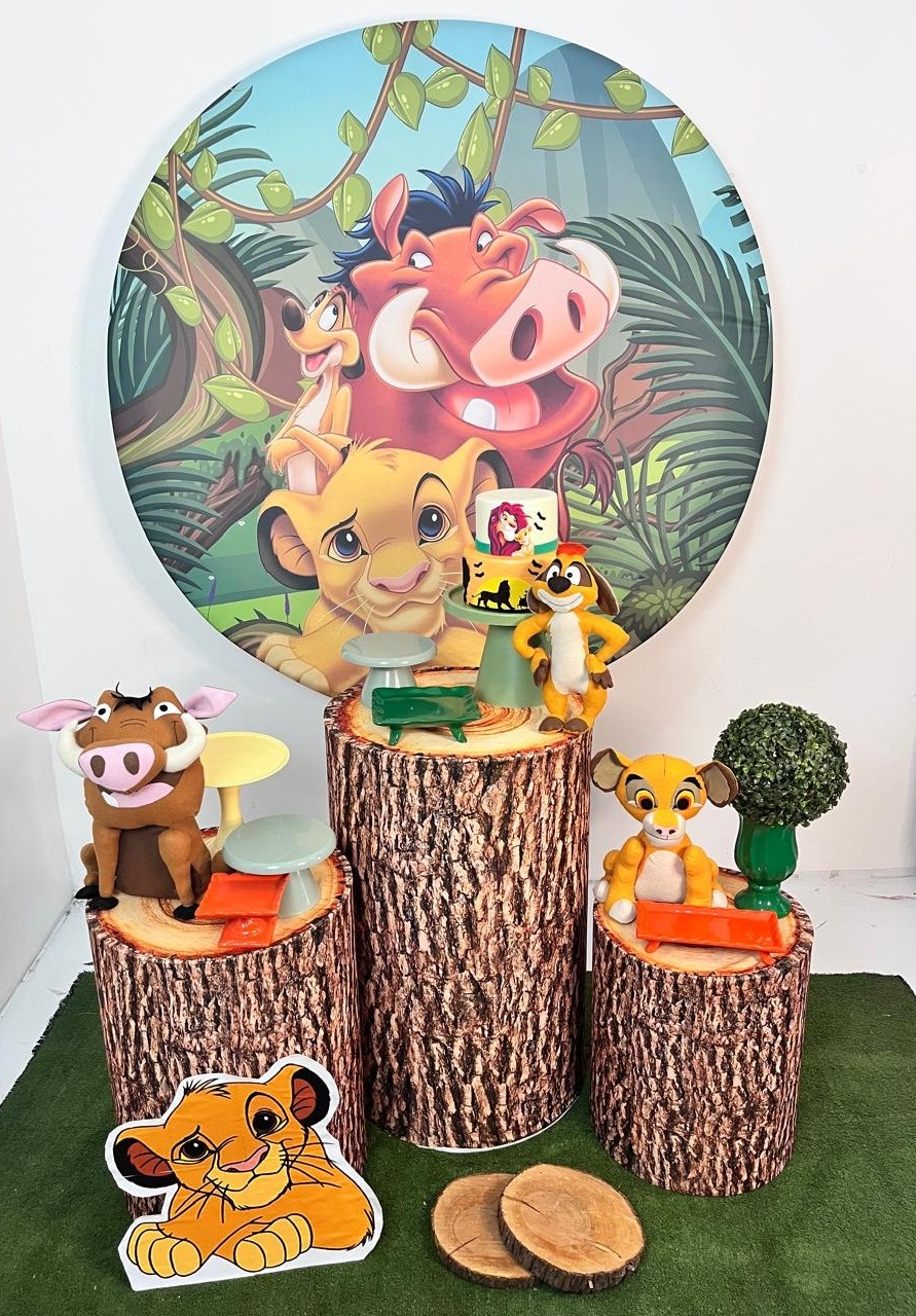 Alugue Decoração Tema Rei Leão  ( Modelo 1 )    - BGI FESTAS