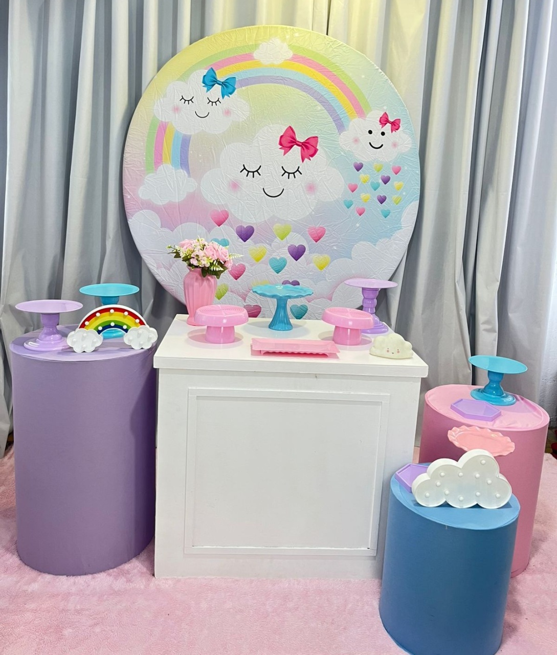 Alugue Decoração Tema Chuva de Bençãos (Modelo  2) - BGI FESTAS