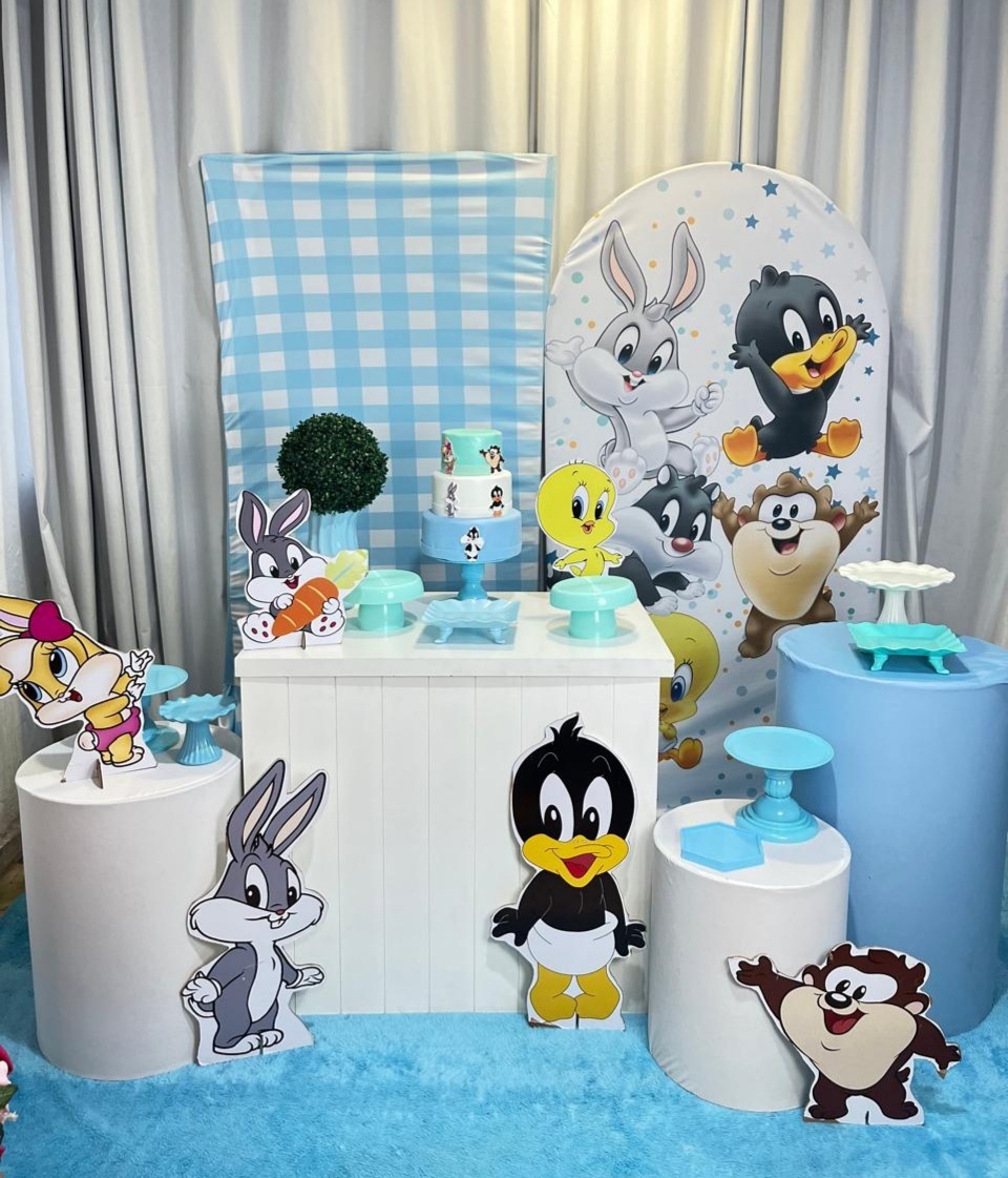 Alugue Decoração Tema Baby Lonney Tunes   ( Modelo 3 )  - BGI FESTAS