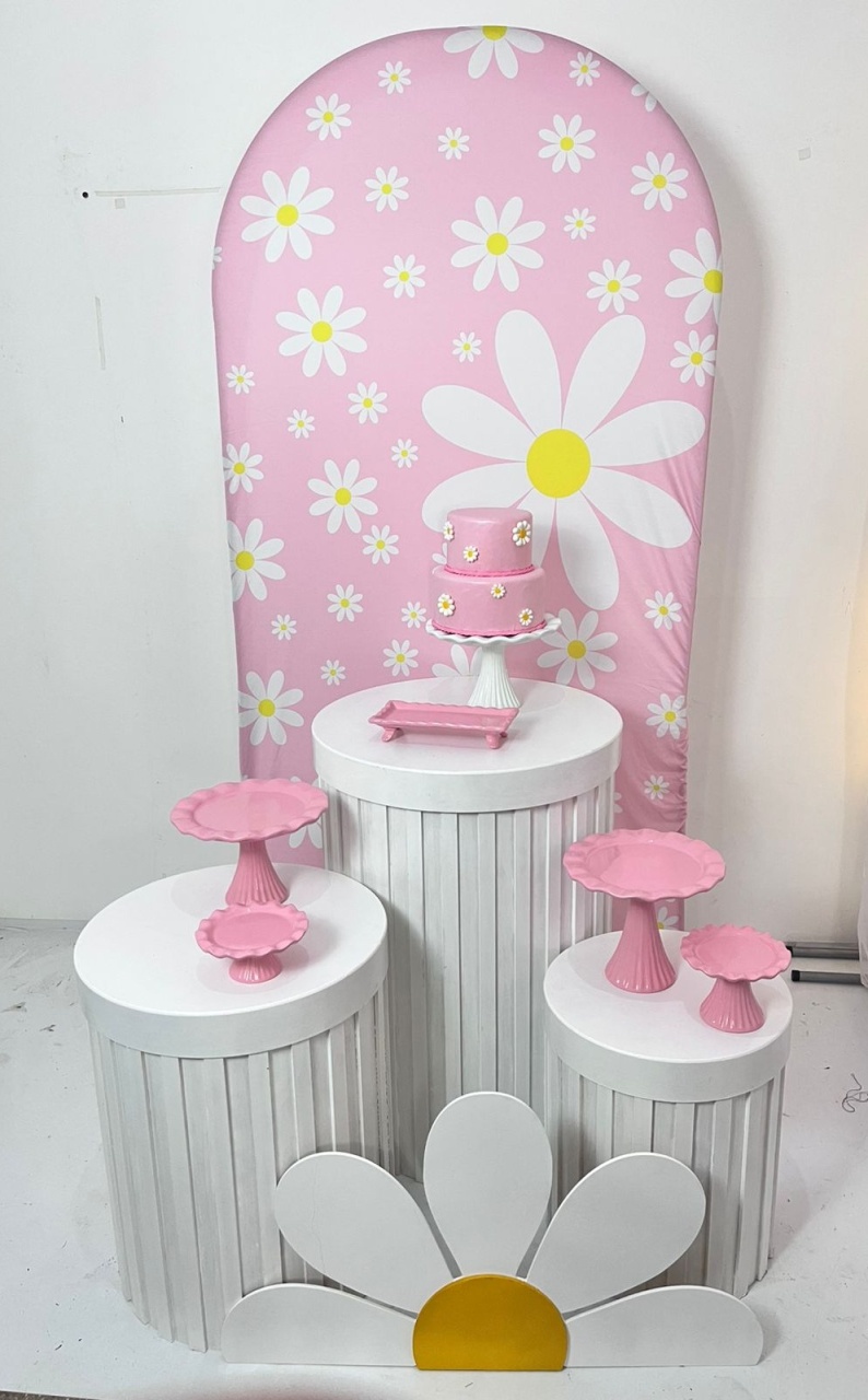 Alugue Decoração Tema Margaridas ( Modelo 1 )   - BGI FESTAS