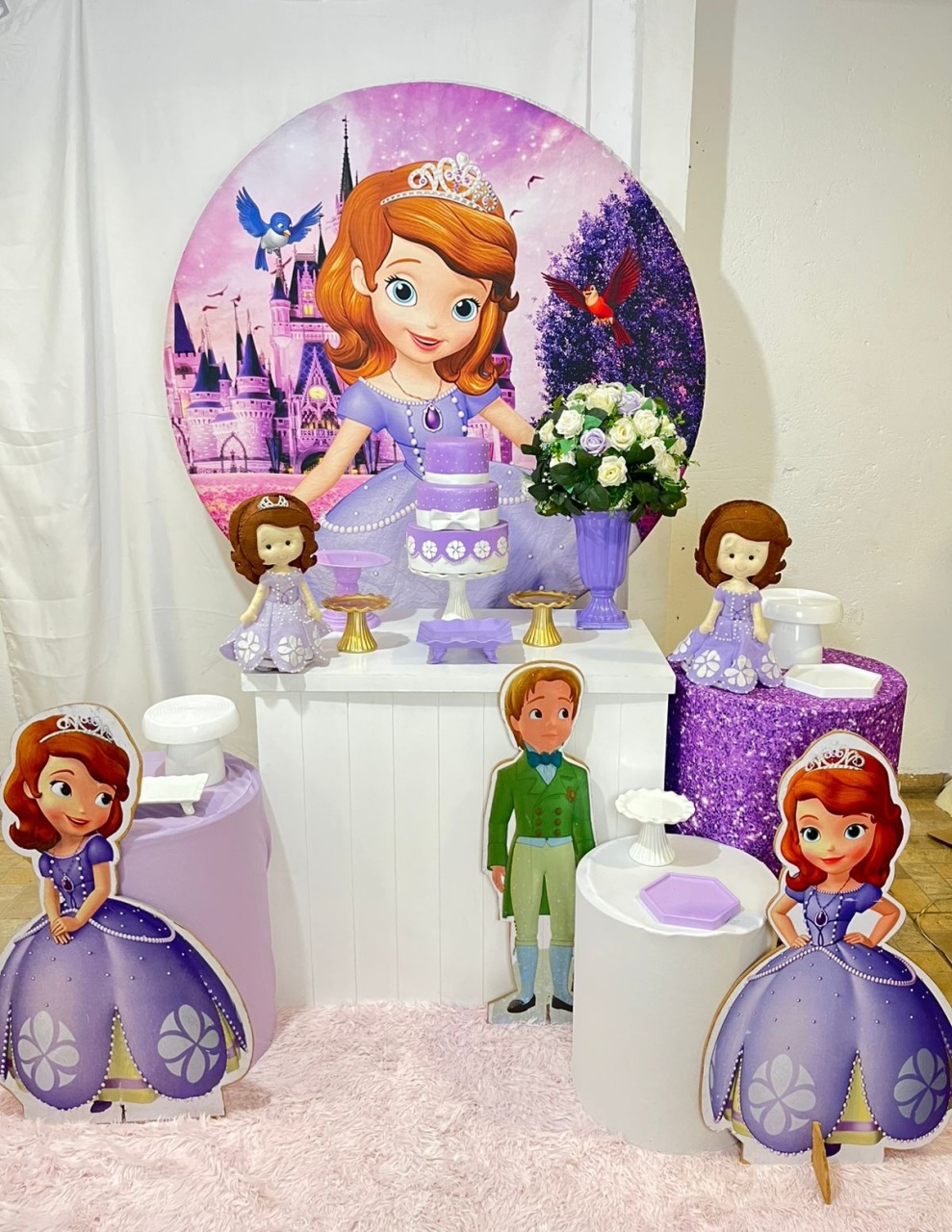 Alugue Decoração Tema Princesa Sofia ( Modelo 3 )    - BGI FESTAS