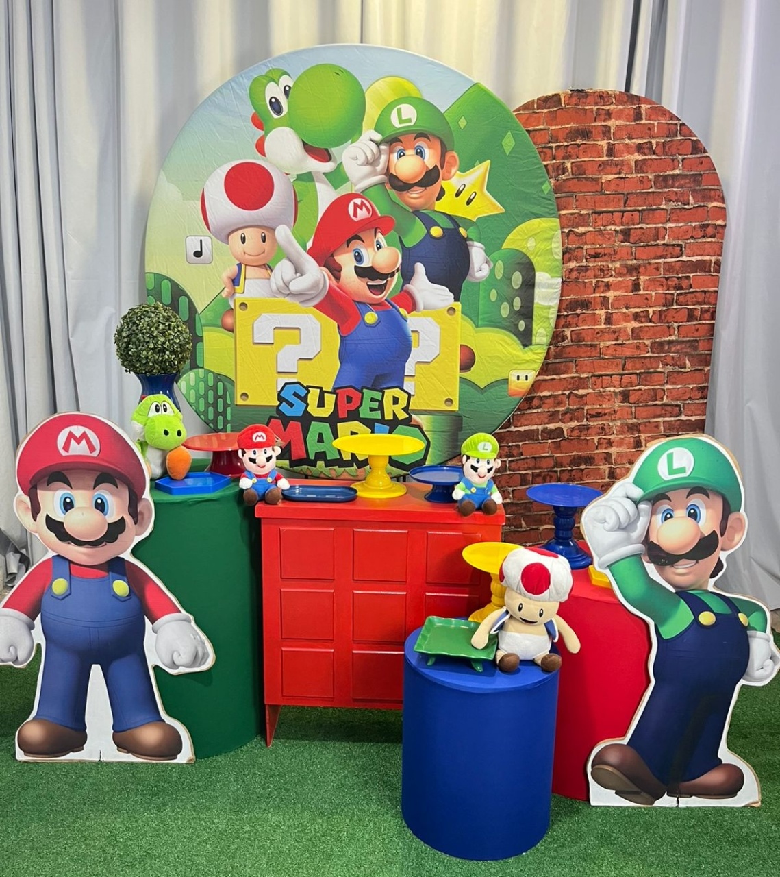 Alugue Decoração Tema Mario Bros ( Modelo 3 )  - BGI FESTAS