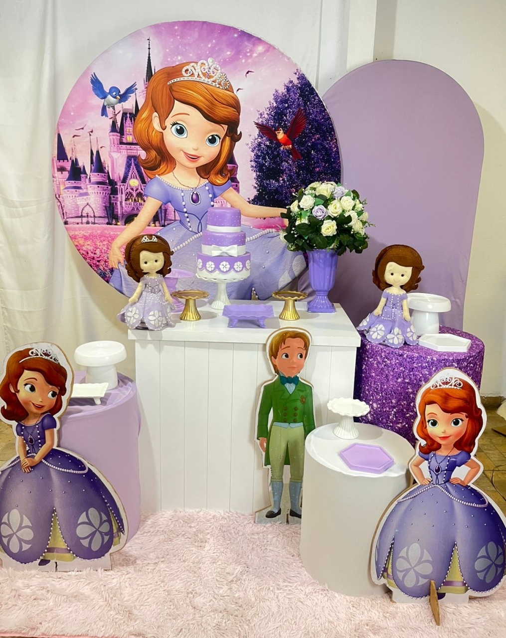 Alugue Decoração Tema Princesa Sofia ( Modelo 4 )     - BGI FESTAS