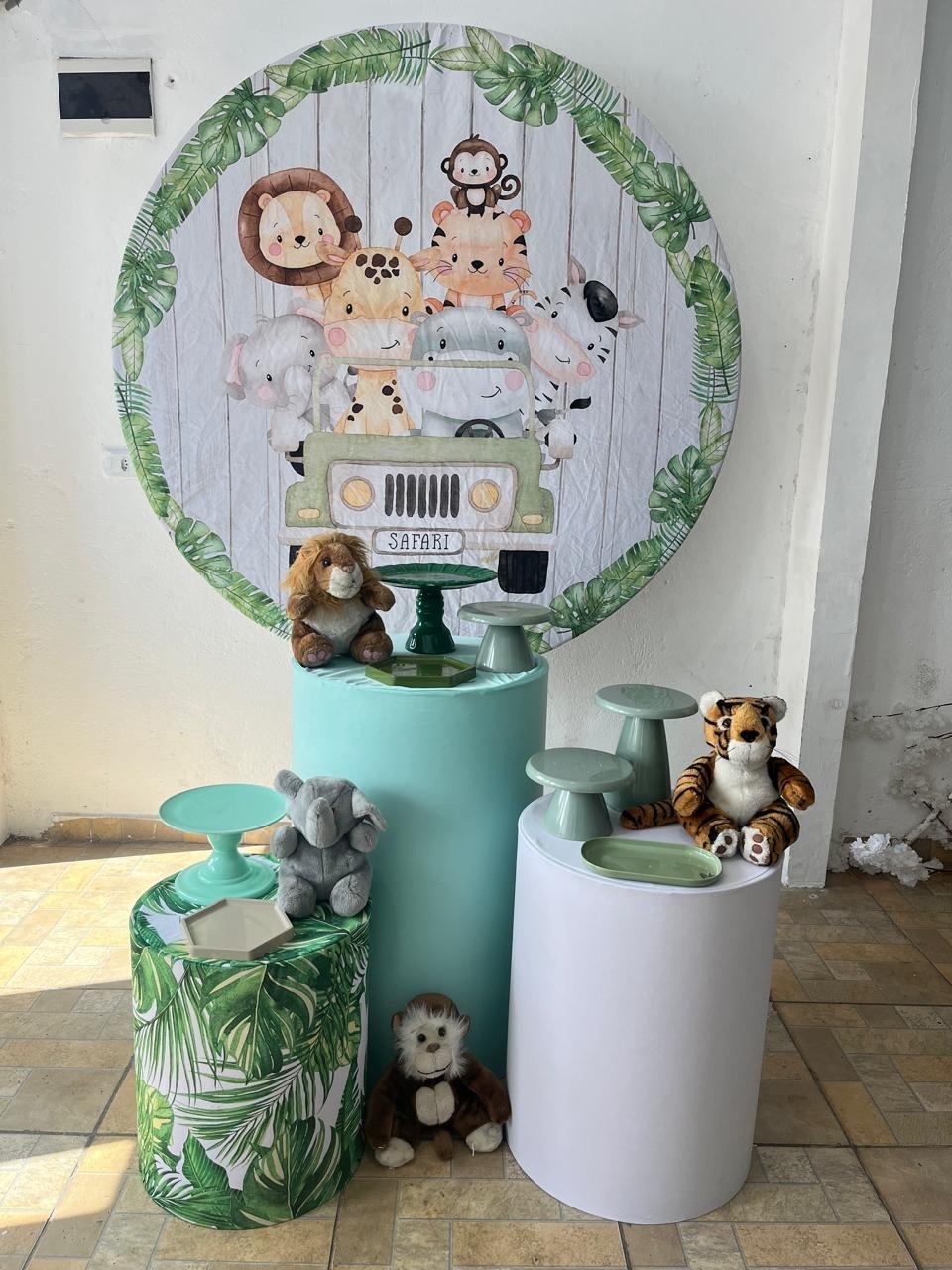 Alugue Decoração Tema Safari  ( Modelo 1 )    - BGI FESTAS