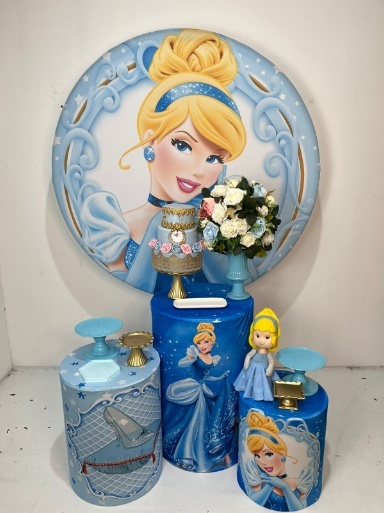Alugue Decoração Tema Cinderela ( Modelo 1 )    - BGI FESTAS