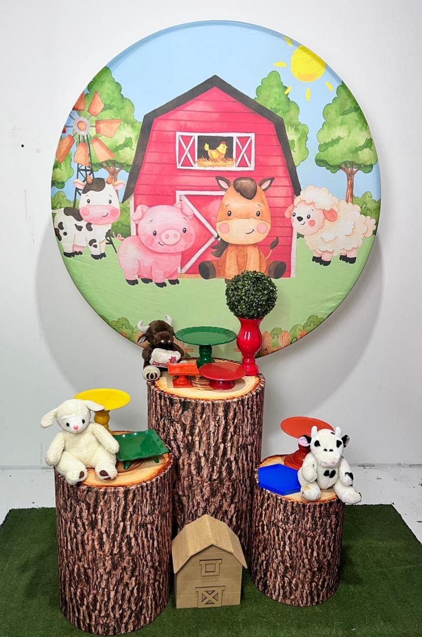 Alugue Decoração Tema Fazendinha   ( Modelo 1 ) - BGI FESTAS
