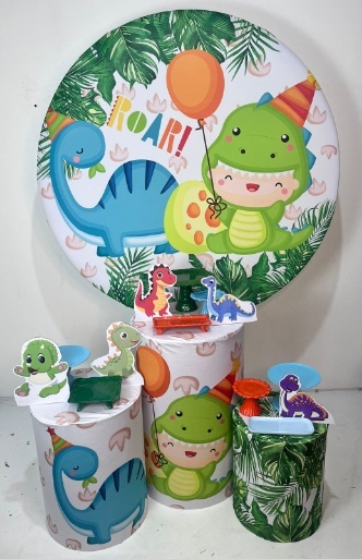 Alugue Decoração Tema Dino Baby ( Modelo 1 )     - BGI FESTAS