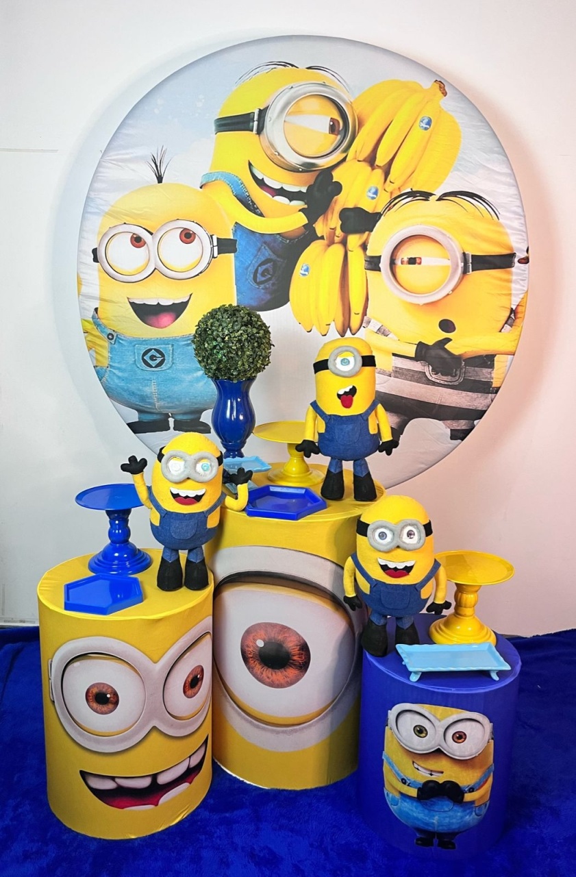Alugue Decoração Tema Minions ( Modelo 1 )     - BGI FESTAS