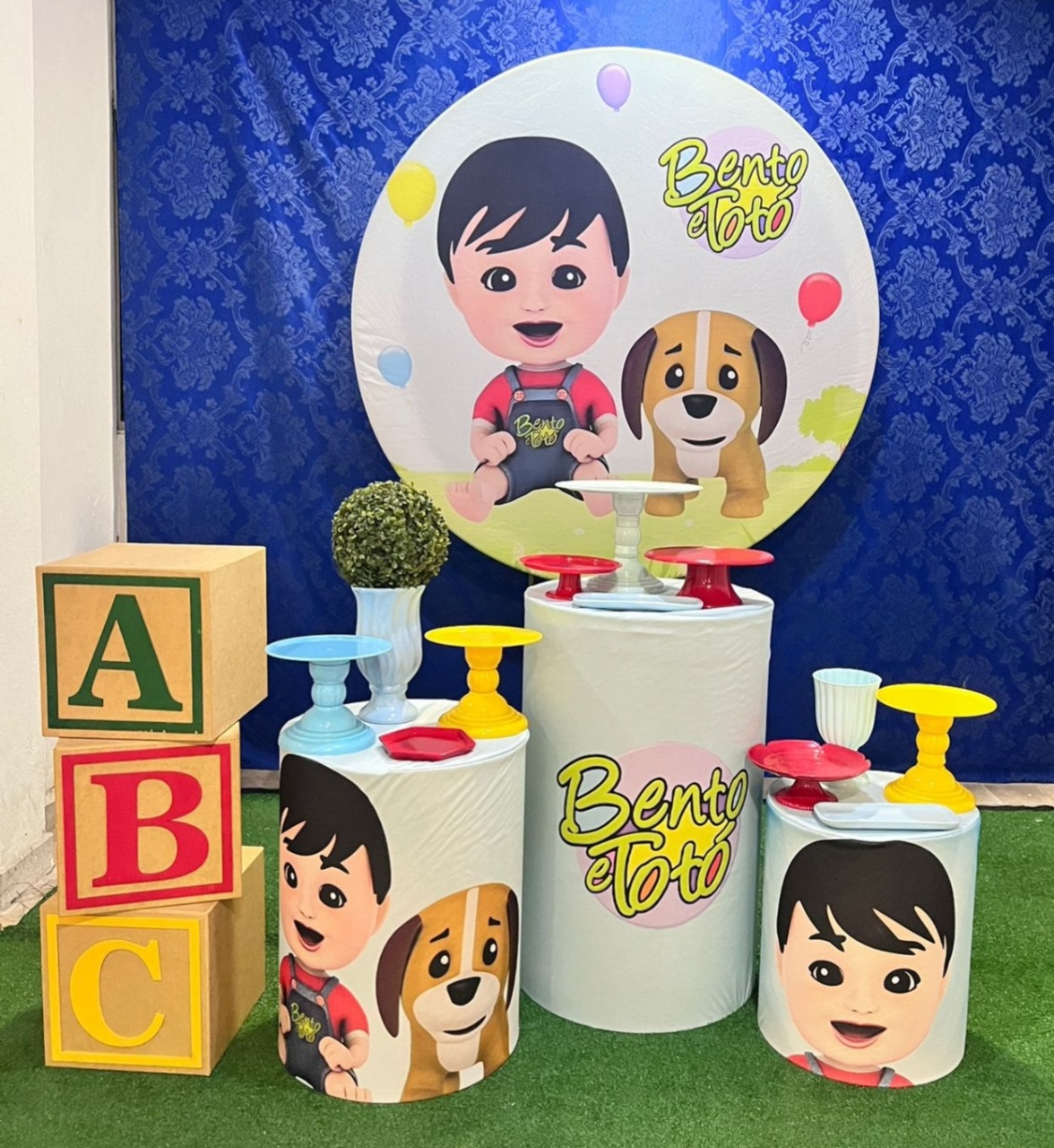 Alugue Decoração Tema Bento E Toto (Modelo 1) - BGI FESTAS