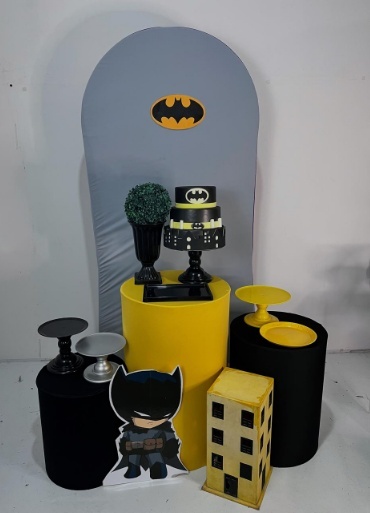 Alugue Decoração Tema Batman  (Modelo 1)     - BGI FESTAS