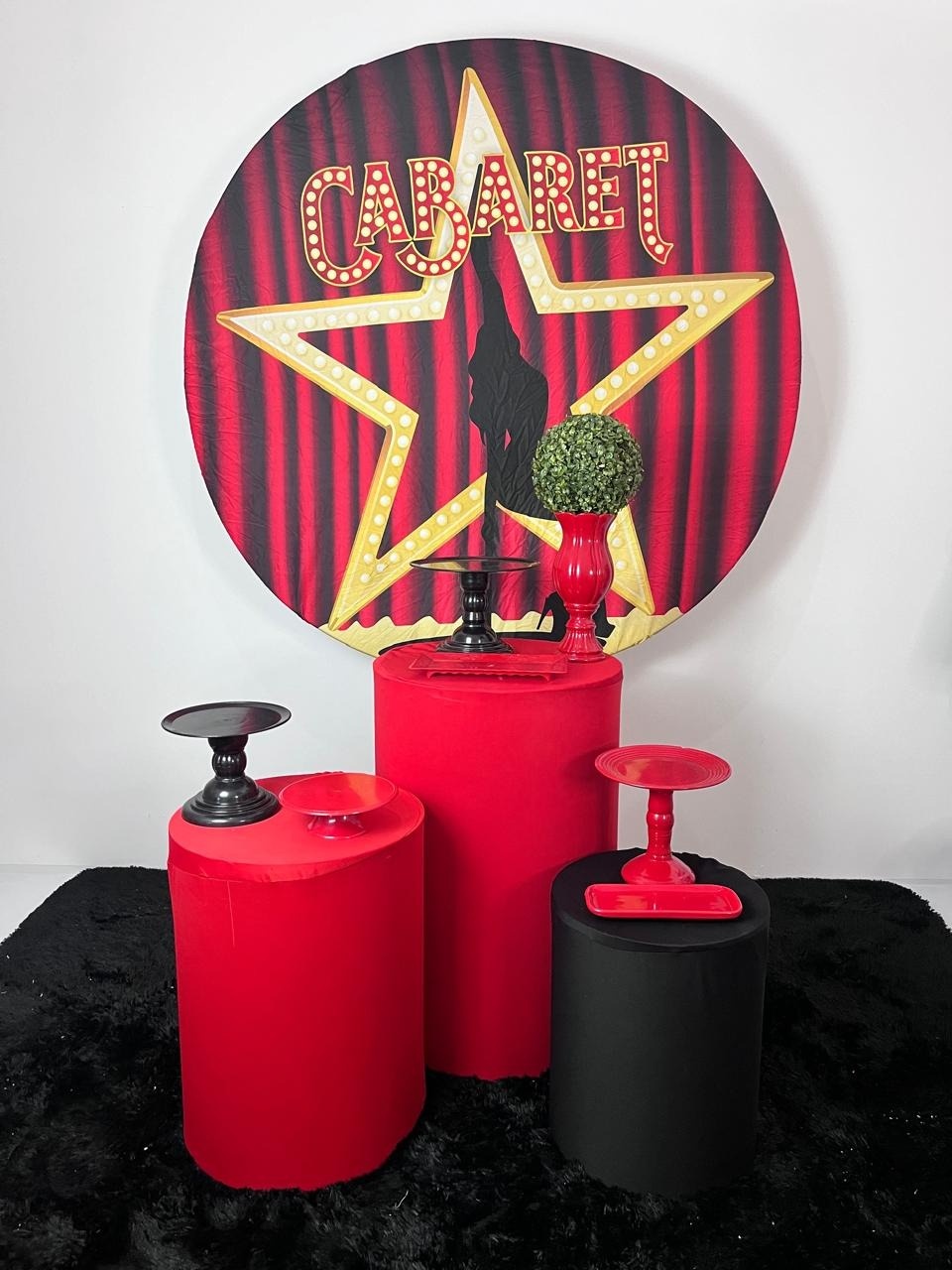 Alugue Decoração Tema Cabaré   (Modelo 1 )            - BGI FESTAS