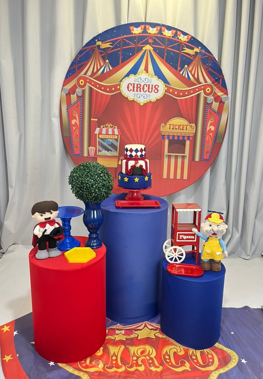 Alugue Decoração Tema Circo ( Modelo 1 )     - BGI FESTAS
