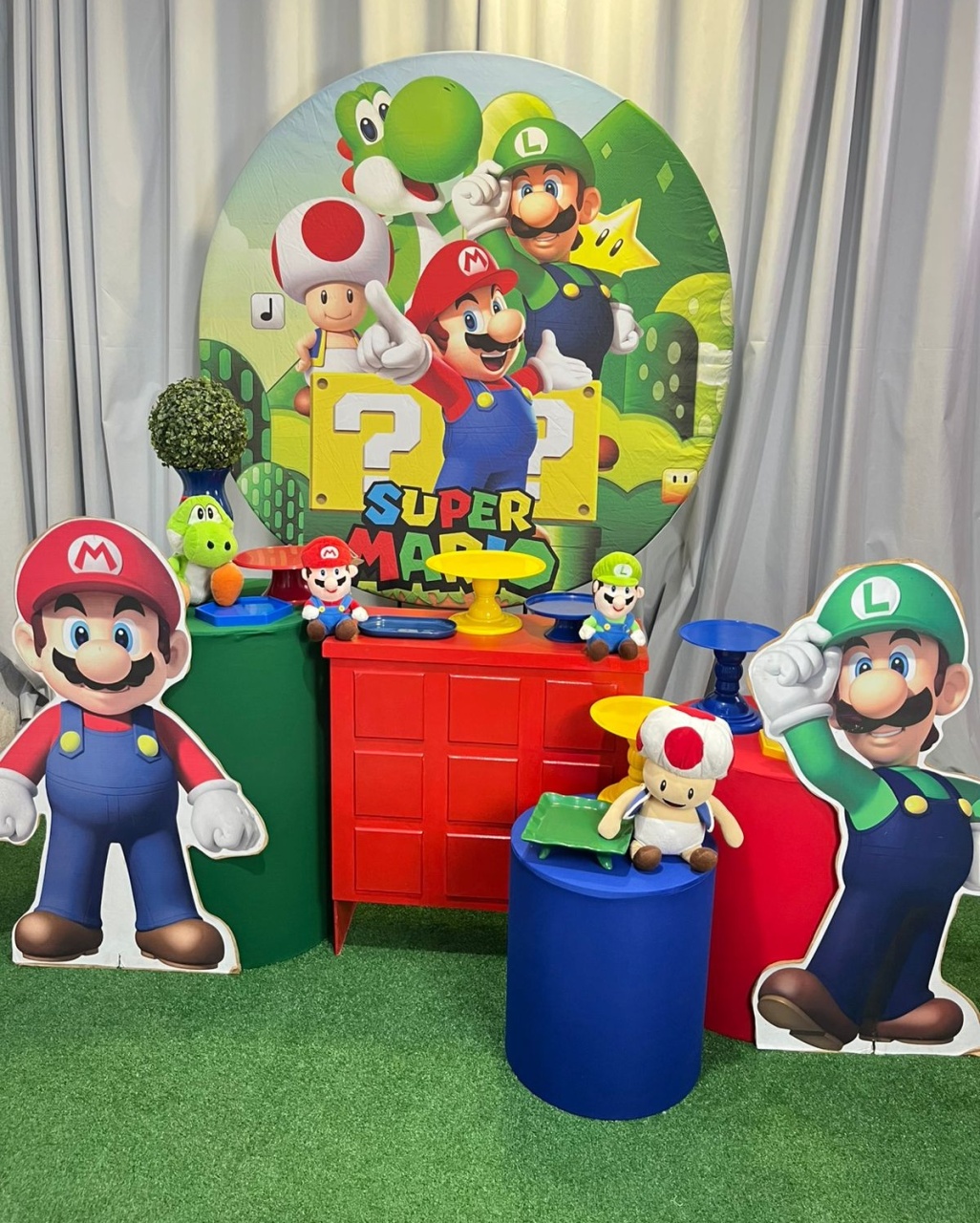 Alugue Decoração Tema Mario Bros ( Modelo 2 ) - BGI FESTAS
