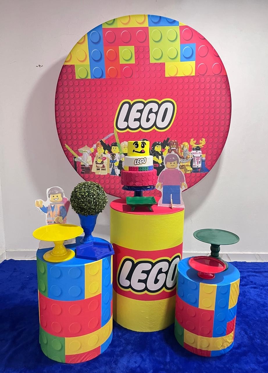 Alugue Decoração Tema Lego ( Modelo 1 )    - BGI FESTAS