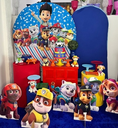 Alugue Decoração Tema Patrulha Canina  ( Modelo 2 )   - BGI FESTAS