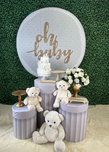 Alugue Decoração Tema Chá Revelação Oh Baby ( Modelo 3) - BGI FESTAS