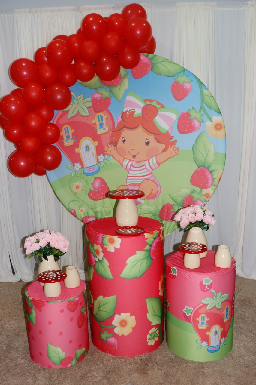 Tema Moranguinho - belas festa 