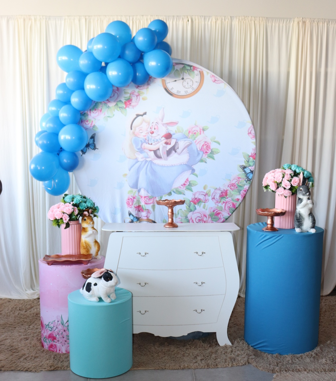 Tema Alice No País das Maravilhas - belas festa 