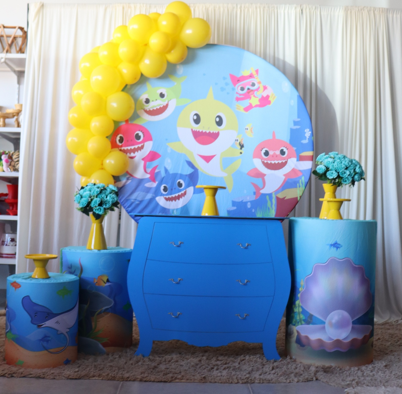Tema Baby Shark - belas festa 
