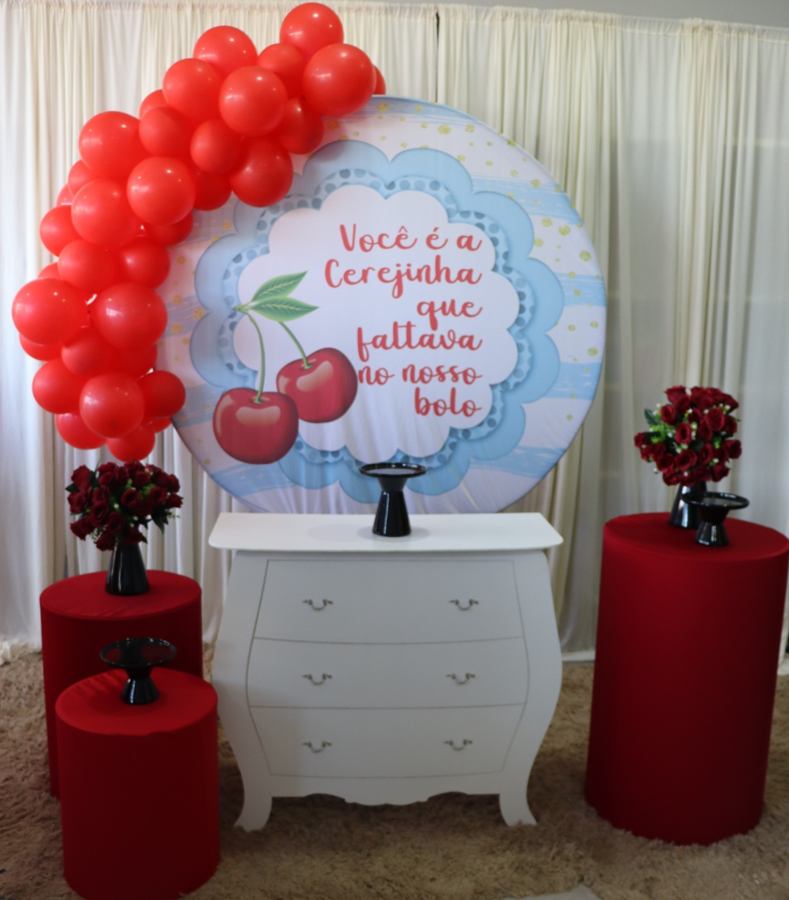 Tema Cerejinha  - belas festa 