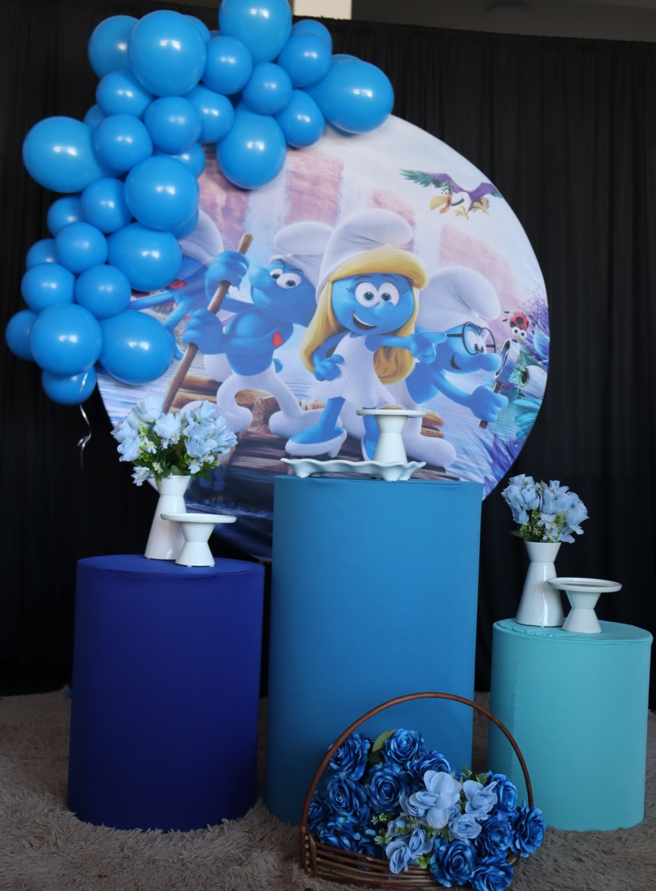Tema  Os Smurfs - belas festa 